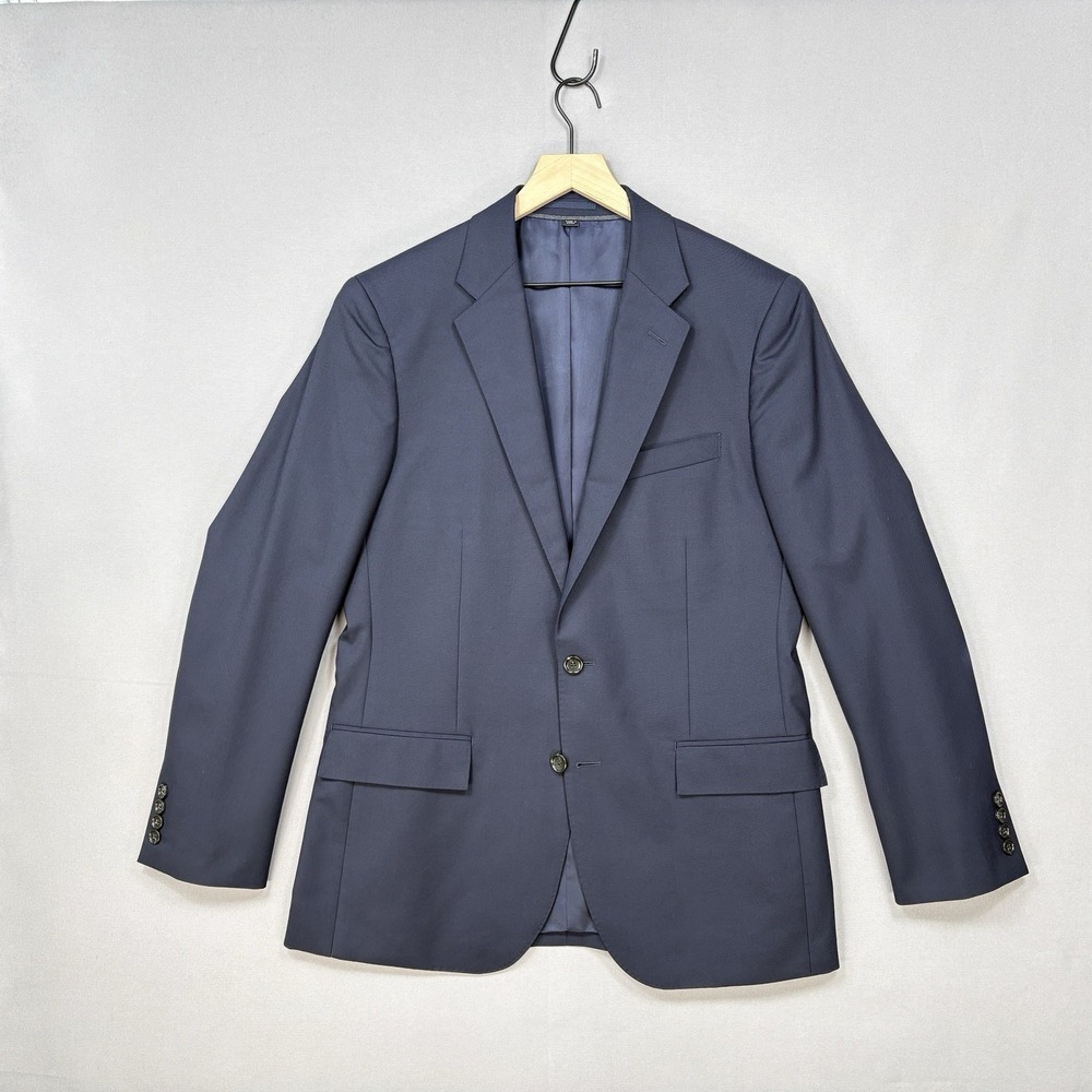 J Crew Blazer Mens 40R Navy Ludlow Loro Piana Italian Wool 120s Suit Jacket